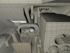 su 100 with interior camo 3D Model
