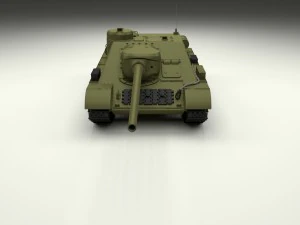 su 100 tank destroyer 3D Model