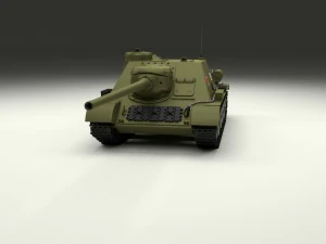 su 100 tank destroyer 3D Model