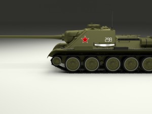 su 100 tank destroyer 3D 모델