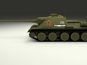 su 100 tank destroyer 3D Model