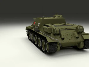 su 100 tank destroyer 3D Model