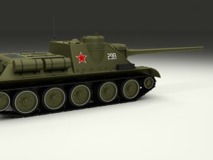 su 100 tank destroyer 3D 모델