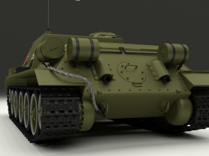 su 100 tank destroyer 3D 모델