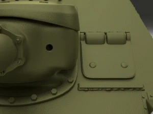 su 100 tank destroyer 3D Model