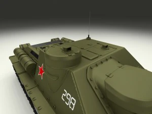 su 100 tank destroyer 3D Model