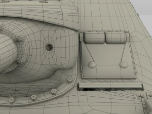su 100 tank destroyer 3D Model