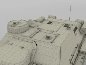 su 100 tank destroyer 3D Model