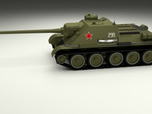 su 100 tank destroyer hdri 3D 모델