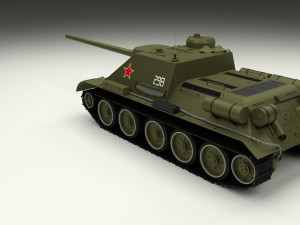 su 100 tank destroyer hdri 3D 모델