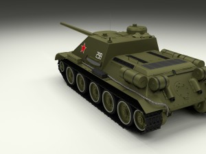 su 100 tank destroyer hdri 3D 모델