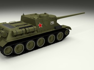 su 100 tank destroyer hdri 3D 모델
