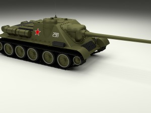su 100 tank destroyer hdri 3D 모델