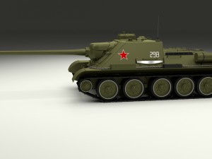 su 100 tank destroyer hdri 3D 모델