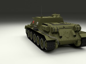 su 100 tank destroyer hdri 3D 모델
