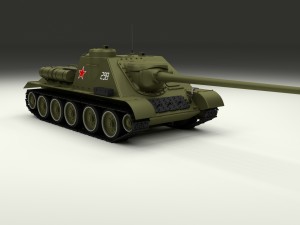 su 100 tank destroyer hdri 3D 모델
