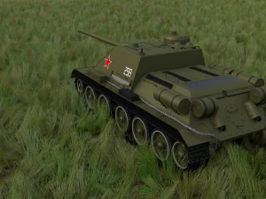 su 100 tank destroyer hdri 3D Model