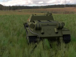 su 100 tank destroyer hdri 3D Model