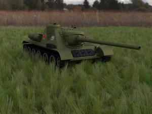 su 100 tank destroyer hdri 3D Model