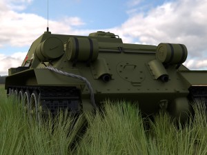 su 100 tank destroyer hdri 3D 모델