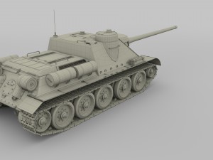 su 100 tank destroyer hdri 3D 모델