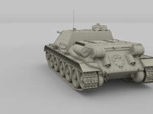 su 100 tank destroyer hdri 3D 모델
