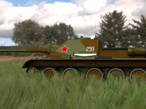 su 100 tank destroyer hdri camo 3D Model