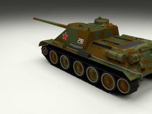 su 100 tank destroyer hdri camo 3D 모델