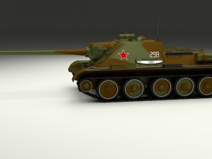 su 100 tank destroyer hdri camo 3D 모델