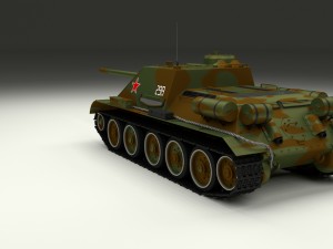 su 100 tank destroyer hdri camo 3D 모델