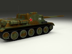 su 100 tank destroyer hdri camo 3D 모델