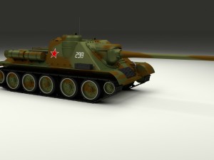 su 100 tank destroyer hdri camo 3D 모델