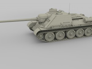 su 100 tank destroyer hdri camo 3D 모델