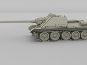 su 100 tank destroyer hdri camo 3D 모델