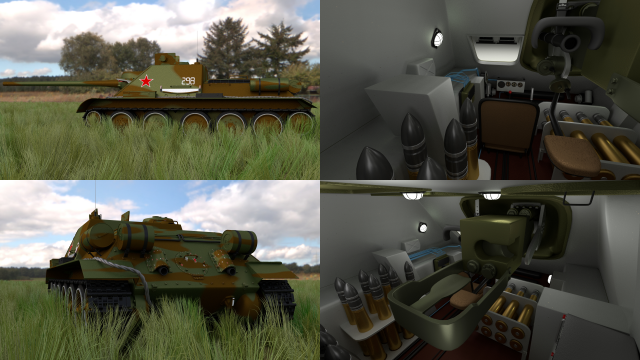 su 100 with interior camo hdri 3D 모델 .c4d .max .obj .3ds .fbx .stl .blend 
