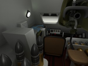su 100 with interior camo hdri 3D 모델