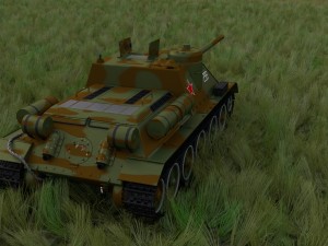 su 100 with interior camo hdri 3D 모델