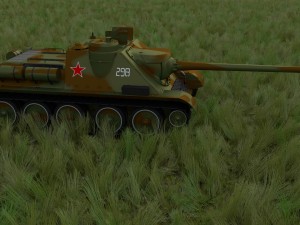 su 100 with interior camo hdri 3D 모델