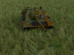 su 100 with interior camo hdri 3D 모델