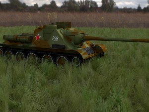 su 100 with interior camo hdri 3D 모델