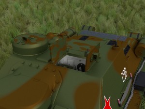 su 100 with interior camo hdri 3D 모델