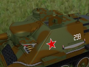 su 100 with interior camo hdri 3D 모델