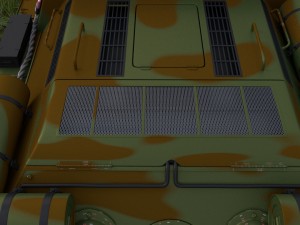 su 100 with interior camo hdri 3D 모델