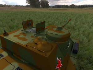su 100 with interior camo hdri 3D 모델
