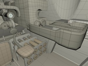 su 100 with interior camo hdri 3D 모델