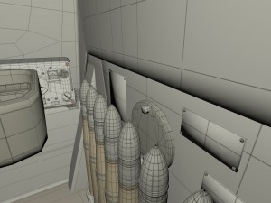 su 100 with interior camo hdri 3D 모델
