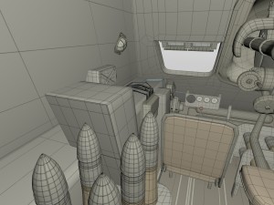 su 100 with interior camo hdri 3D 모델