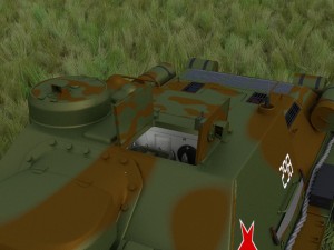 su 100 interior-engine bay full camo hdri 3D Model