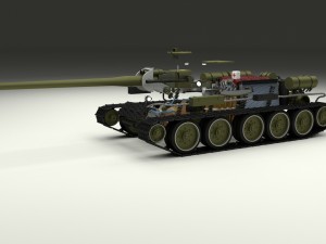 su 100 interior-engine bay full camo hdri 3D Model