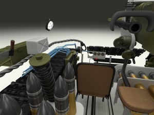 su 100 interior-engine bay full camo hdri 3D Model